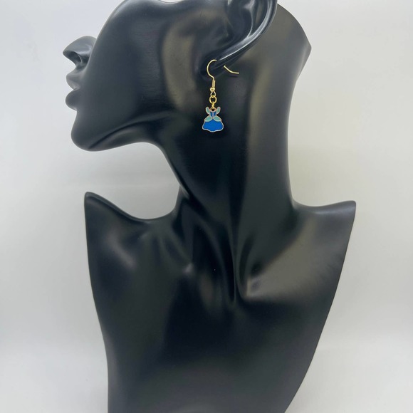 Princess Dress Earrings - Snow White, Cinderella, Alice in Wonderland - Picture 6 of 10